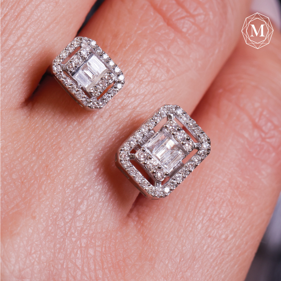 diamond ring white gold 18 karat